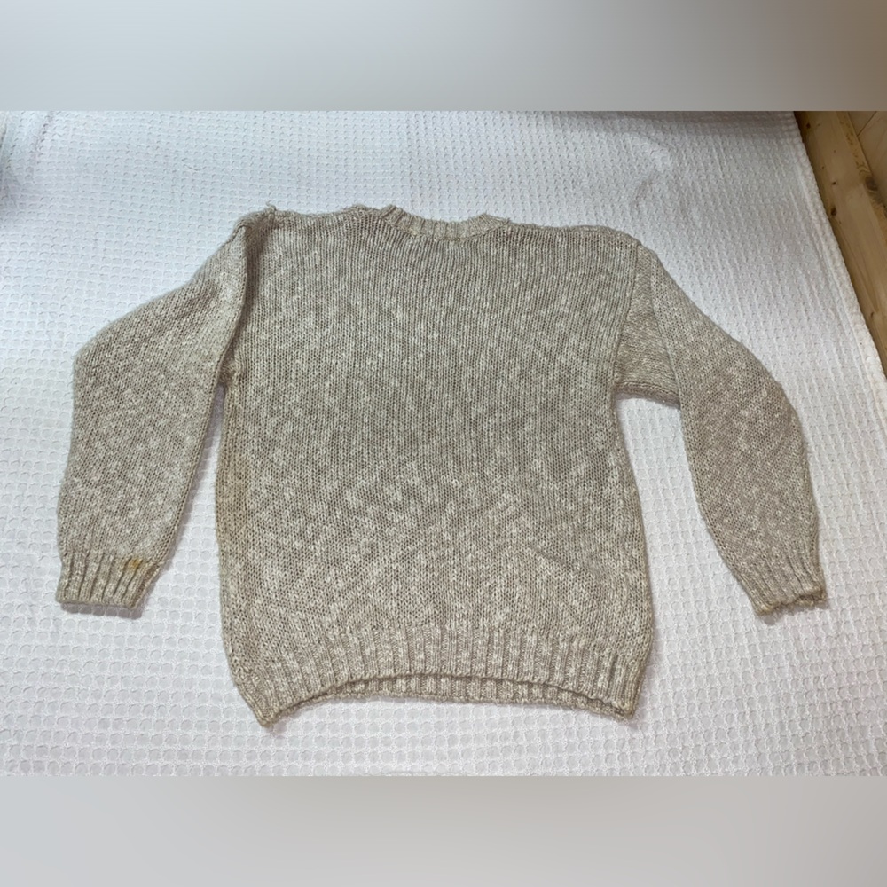 Linen Cable knit Sweater - Picture 7 of 12